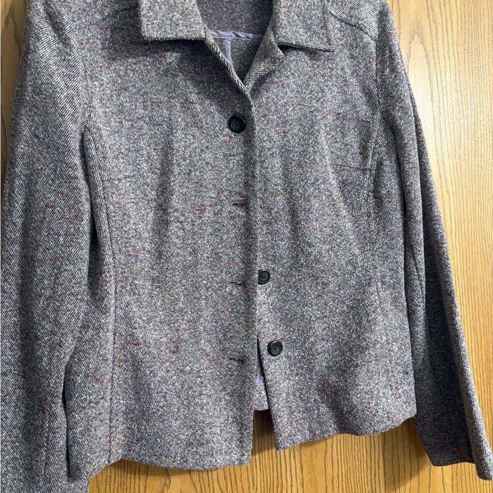 Women's Gray Tweed Jacket